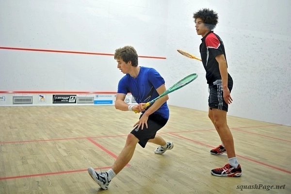 Patrick Miescher, Joel Hinds squash