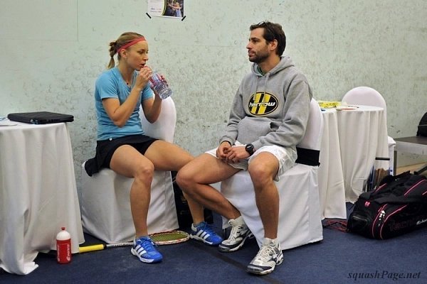 Olga Ertlová, Bradley Hindle squash