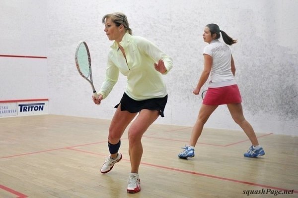 Denisa Linhartová, Michaela Martinová squash