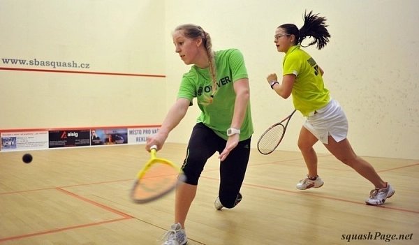 Denisa Pelešková, Tereza Svobodová squash