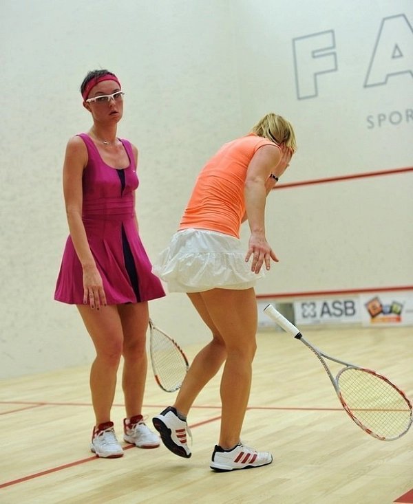 Lucie Fialová, Olga Ertlová squash