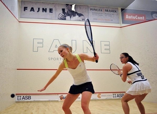 Anna Klimundová, Tereza Svobodová squash