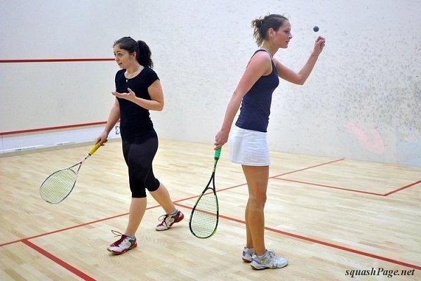 Aneta Kumstová, Jana Sigačevová squash