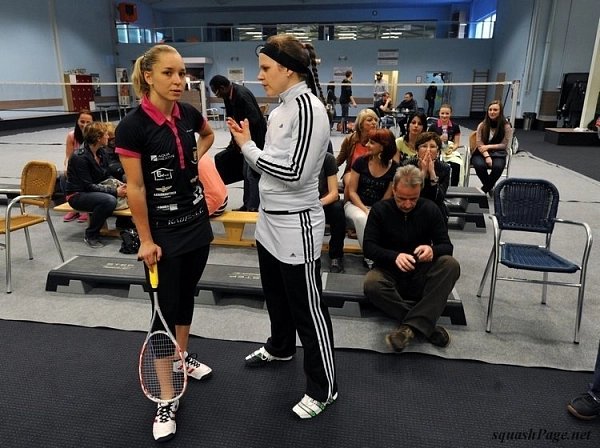 Olga Ertlová, Eva Feřteková squash
