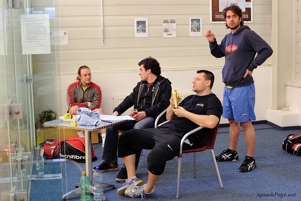 Brožovský Martin, Fanta Josef, Kyselý Pavel squash