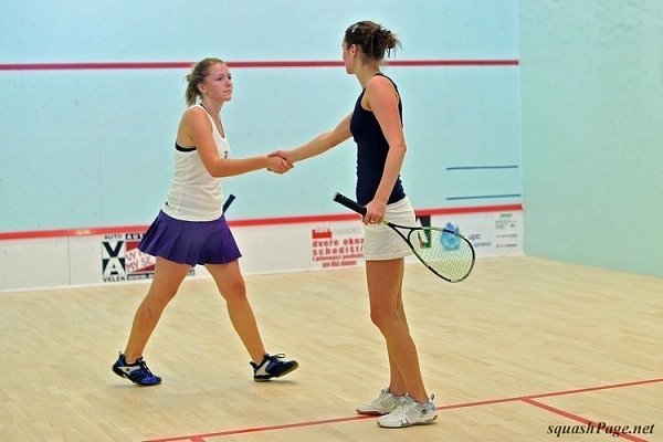 Tereza Elznicová, Jana Sigačevová squash