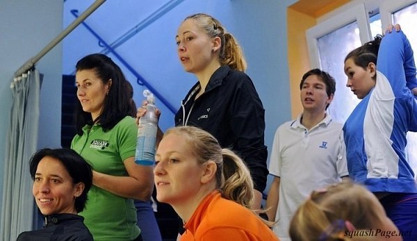 Irena Nagyová, Markéta Wernerová, Lucie Luksová squash