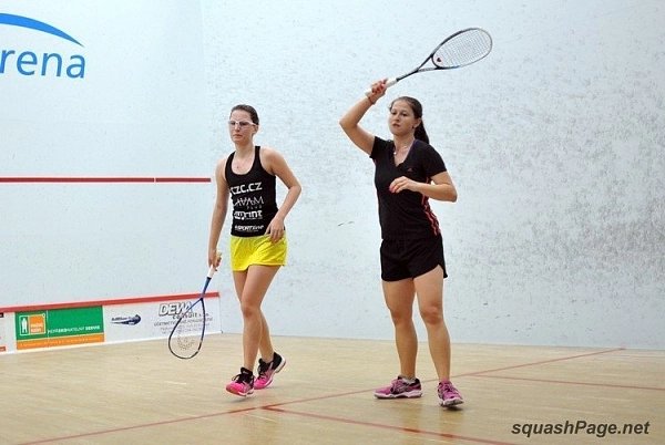 Eliška Jirásková, Tereza Svobodová squash