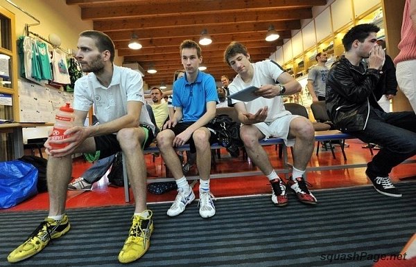 Michal Jadrníček, Jan Ryba, Ondřej Uherka squash