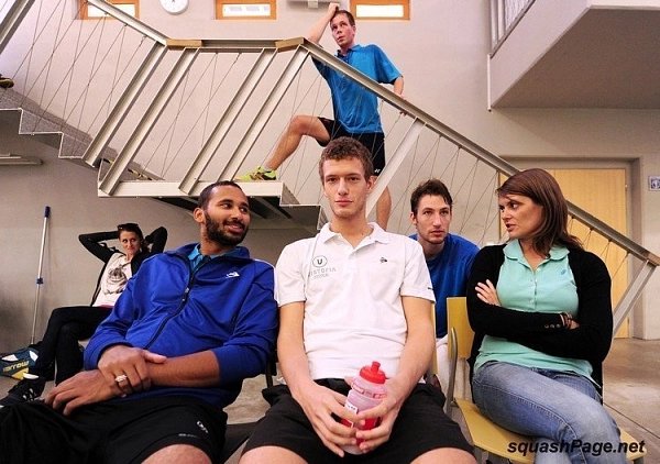 Daniel Mekbib, Martin Švec, Ondřej Uherka squash