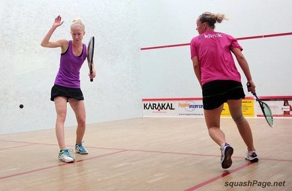 Anna Klimundová, Linda Hrúziková squash