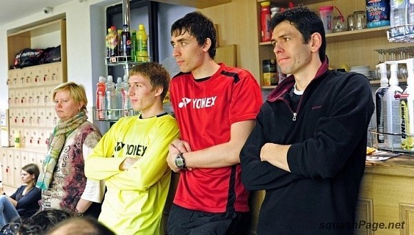 Jakub Solnický, Petr Zatřepálek, Roman Hlaváč squash