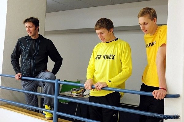 Jan Čaboun, Jakub Solnický, Michal Bodiš squash