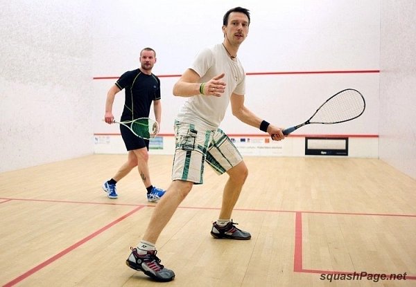 Marek Hlaváč, Ladislav Burián squash