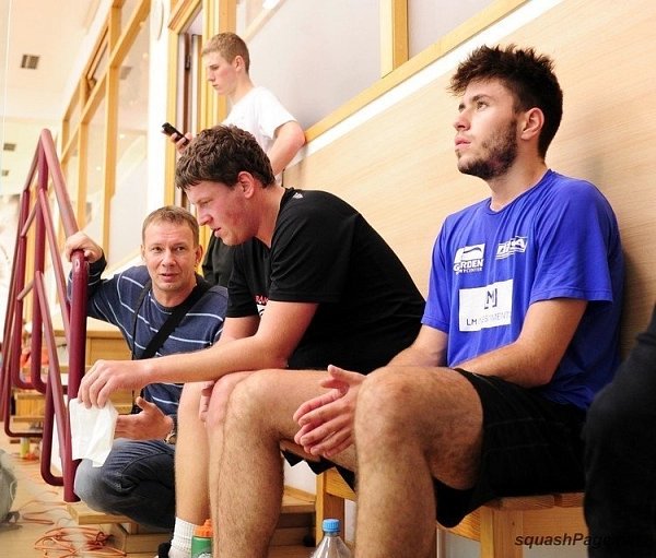 Diego Gobbi, Roman Švec, Radim Švec squash