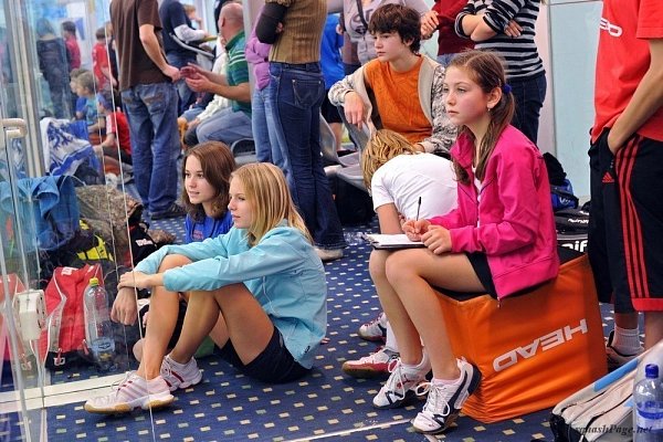 Goldmannová Kristýna, Kočárková Veronika, Šlehofer Jan squash