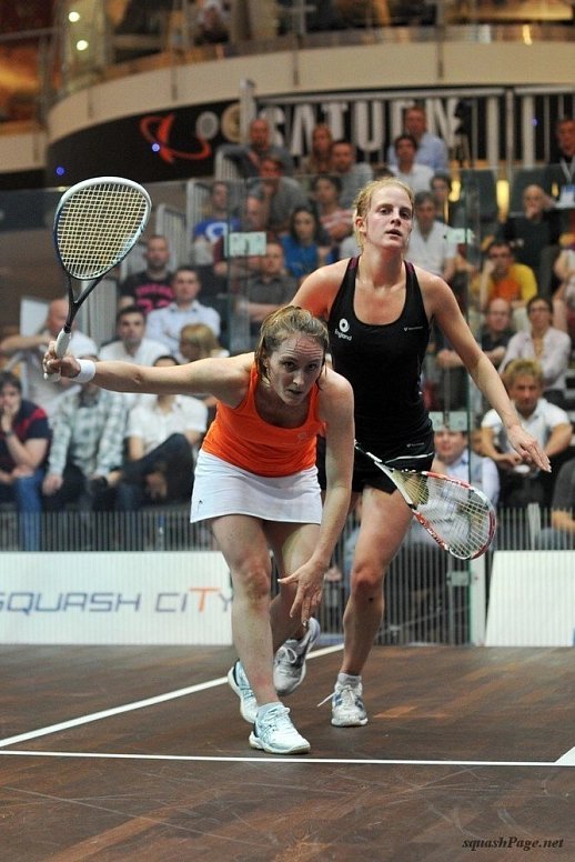 Natalie Grinham, Emma Beddoes squash