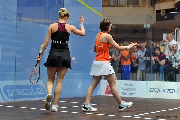 Natalie Grinham, Emma Beddoes squash