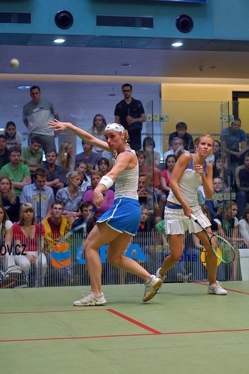 Fialová Lucie, Koukalová Veronika squash