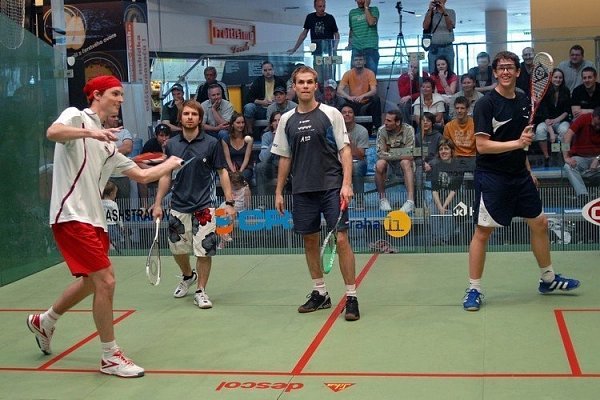 Stupka Jakub, ?ech Jaroslav, Švec Roman squash