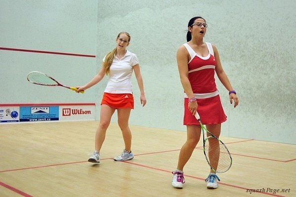 Tereza Svobodová, Denisa Pelešková squash