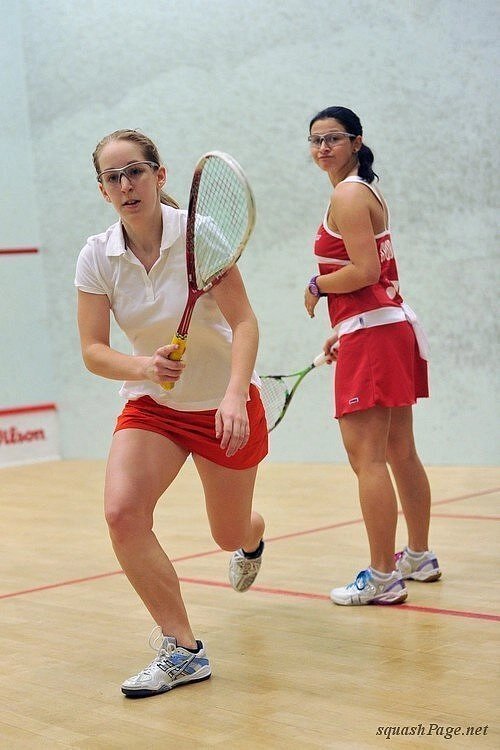 Denisa Pelešková, Tereza Svobodová squash
