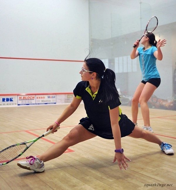 Tereza Svobodová, Karolína Holinková squash