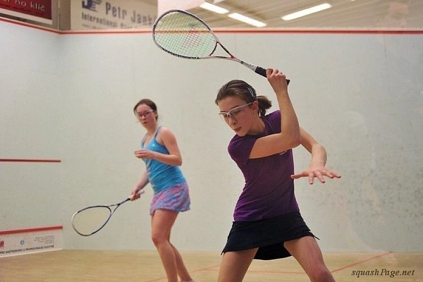 Hana Matoušková, Eliška Omelková squash