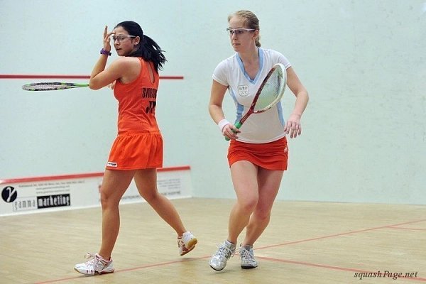 Denisa Pelešková, Tereza Svobodová squash