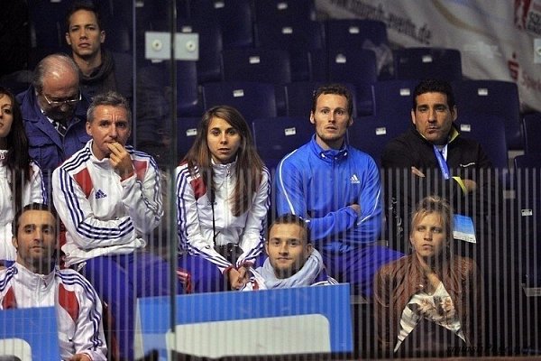 Gregory Gaultier, Greg Marche, Veronika Koukalová squash